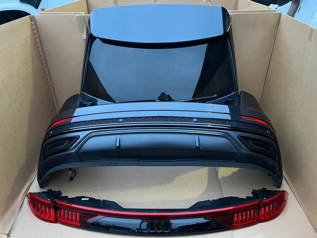 фото №15, Audi q8 4m8 s-line ly9t kompletny задня лампи matrix бампер кришка багажника вихлоп