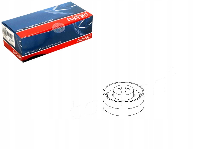 фото №1, Topran ролик натягувача audi