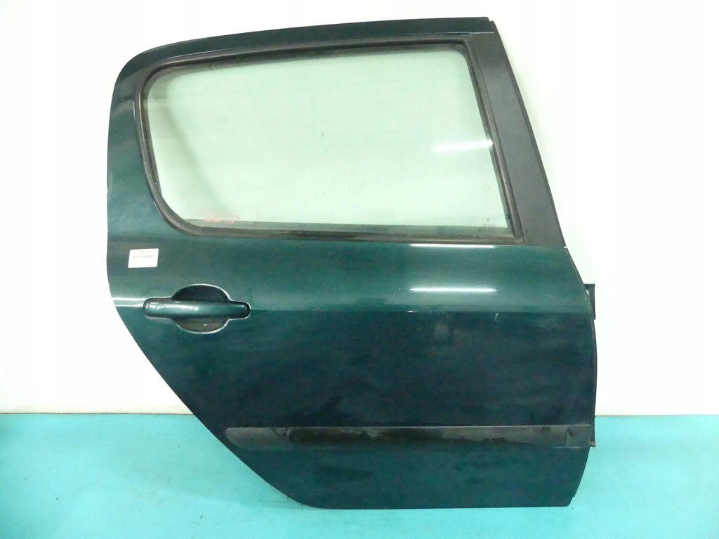фото №1, Двері задня праве peugeot 307 hb зелений