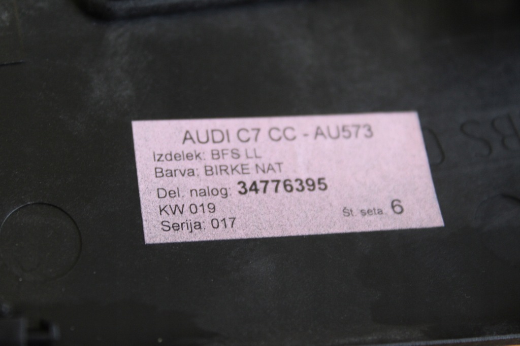 фото №10, Dekor накладки декоративні drewno nd8 audi a7 4g lift