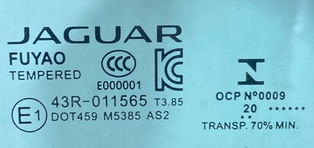 фото №11, Стекло дверь задняя левая jaguar i-pace x590 j9d3-25829-ad