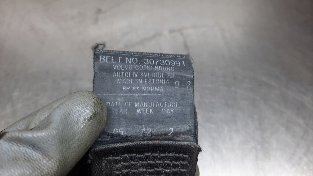 фото №5, Pas безопасности правый перед volvo v70 ii s60 30730991