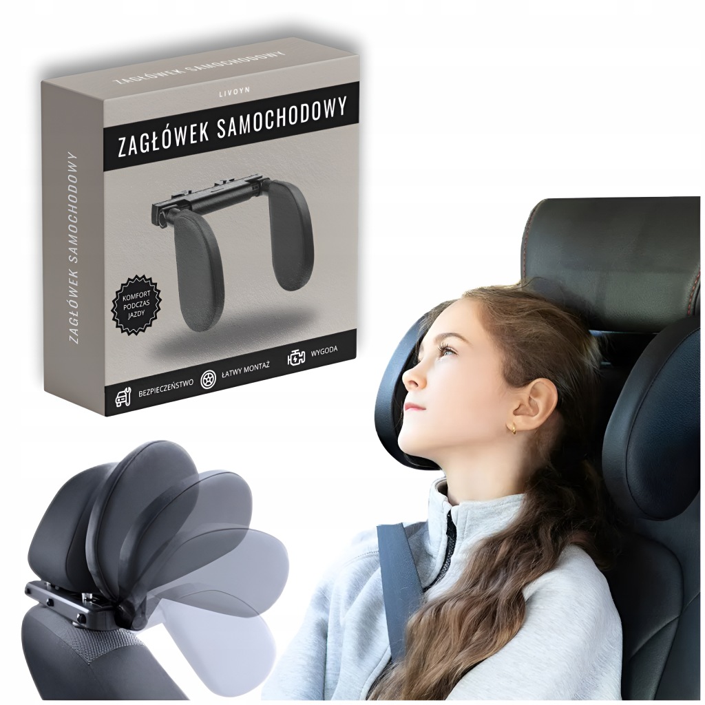 фото №1, Подголовник спинка головы do автомобиля комфорт подушка дорожный регулируемая