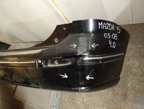 фото №7, Бампер задня задній mazda 5 05-08