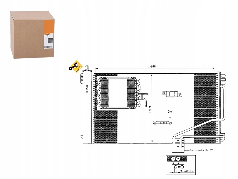 фото №1, Nrf 35536 конденсатор, кондиционер