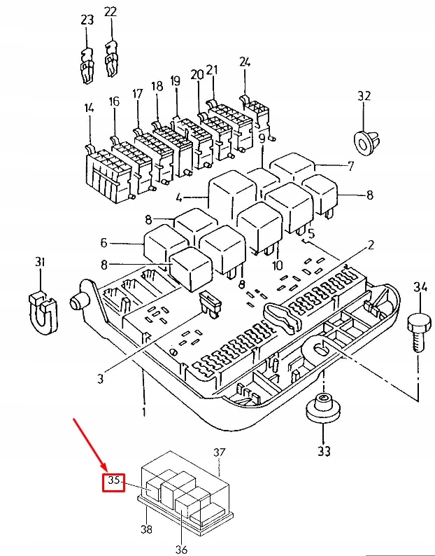 фото №7, Audi a5 sportback 8t air кондиционер relay rhd 701959141a oem