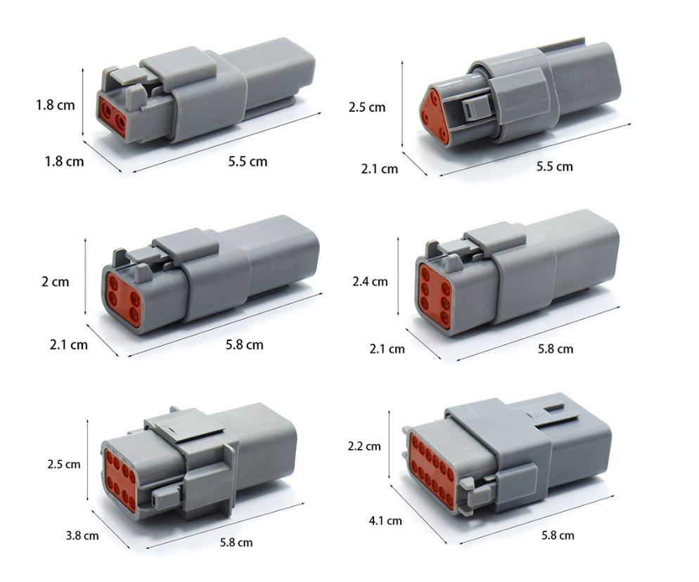 З'єднувач конектори автомобільних штекер hermetyczne електричний pin 250 szt. Ціна