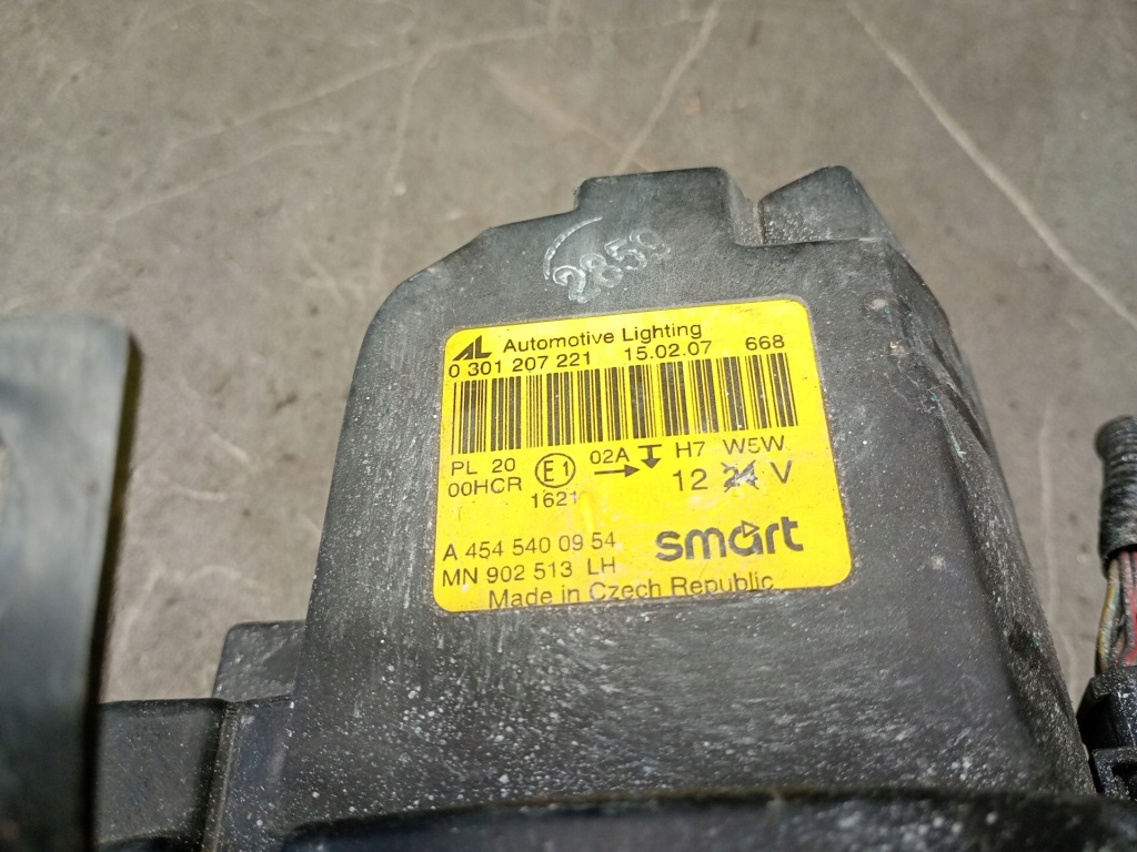 0301207221 лампа перед левая smart forfour 1 Цена