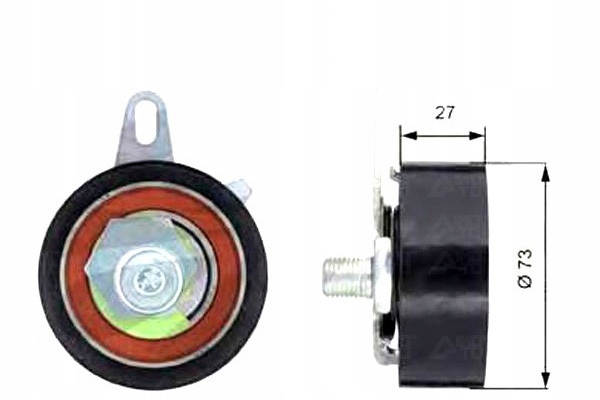 фото №2, Gates t43036 ролик натяжителя, ремень распределительного вала