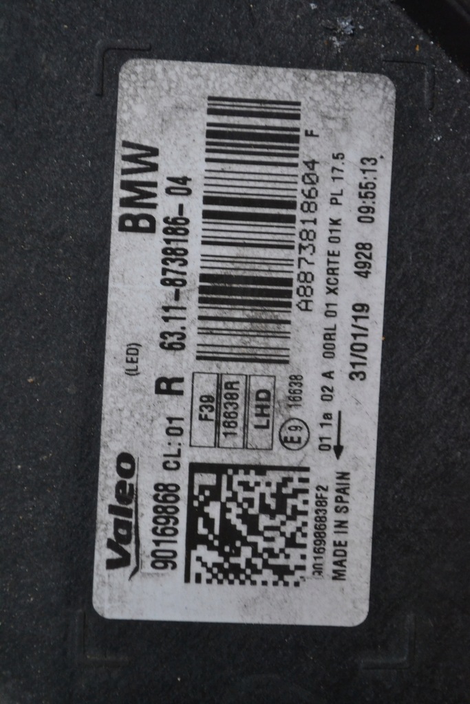 фото №14, Bmw x2 f39 лампа full led правый перед 90169868