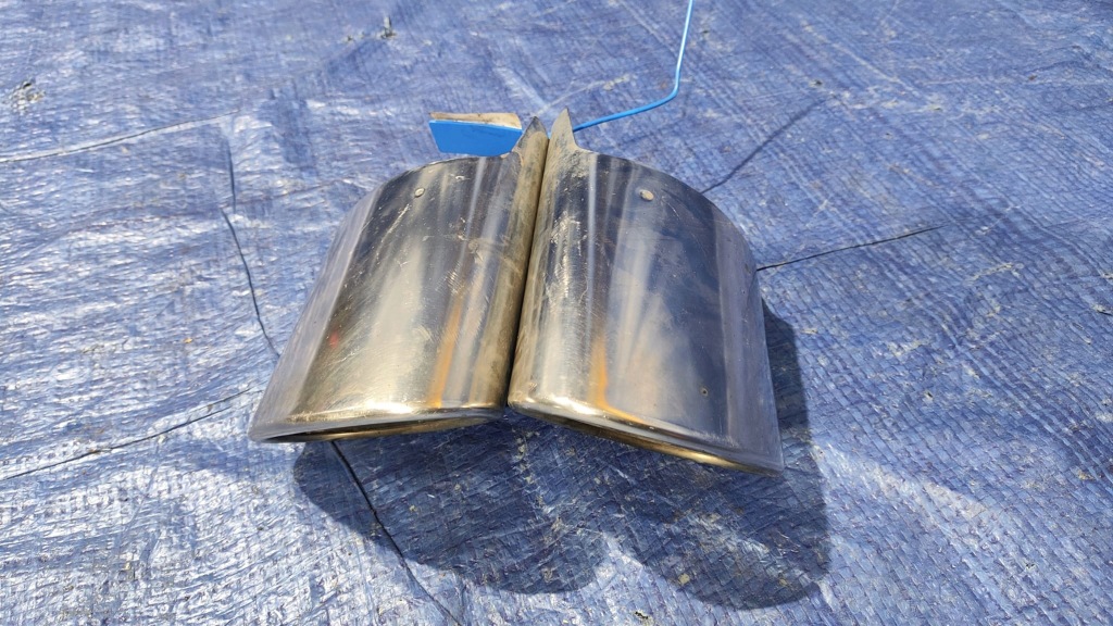 фото №1, Наконечник глушника вихлоп хром лівий правий задня mercedes w246