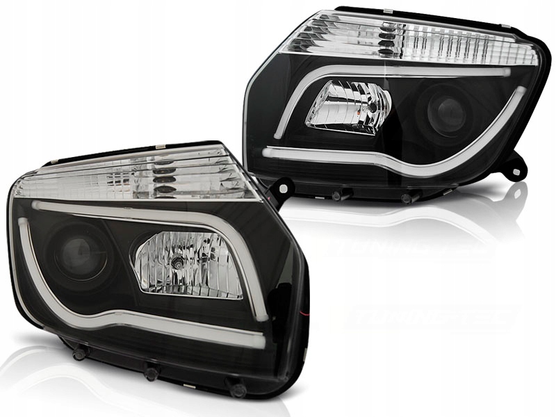 фото №1, Лампи передні dacia duster 10-14r black led tube light