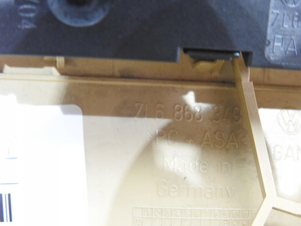 фото №10, Лампа освещение кабины vw touareg i 7l0868403