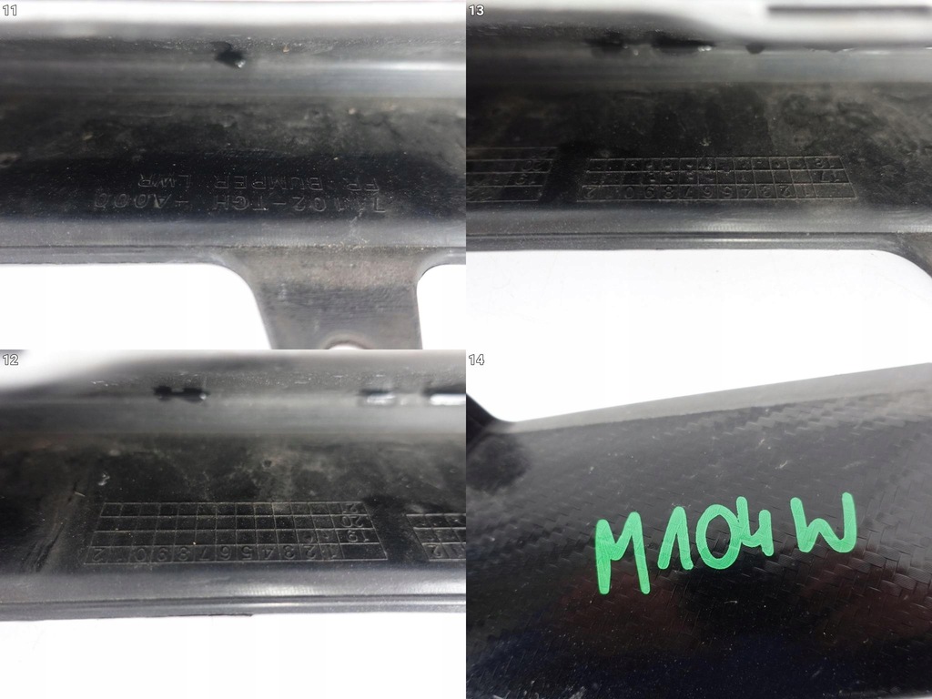 фото №12, Honda civic x 10 17-21 type-r спойлер w бампер перед