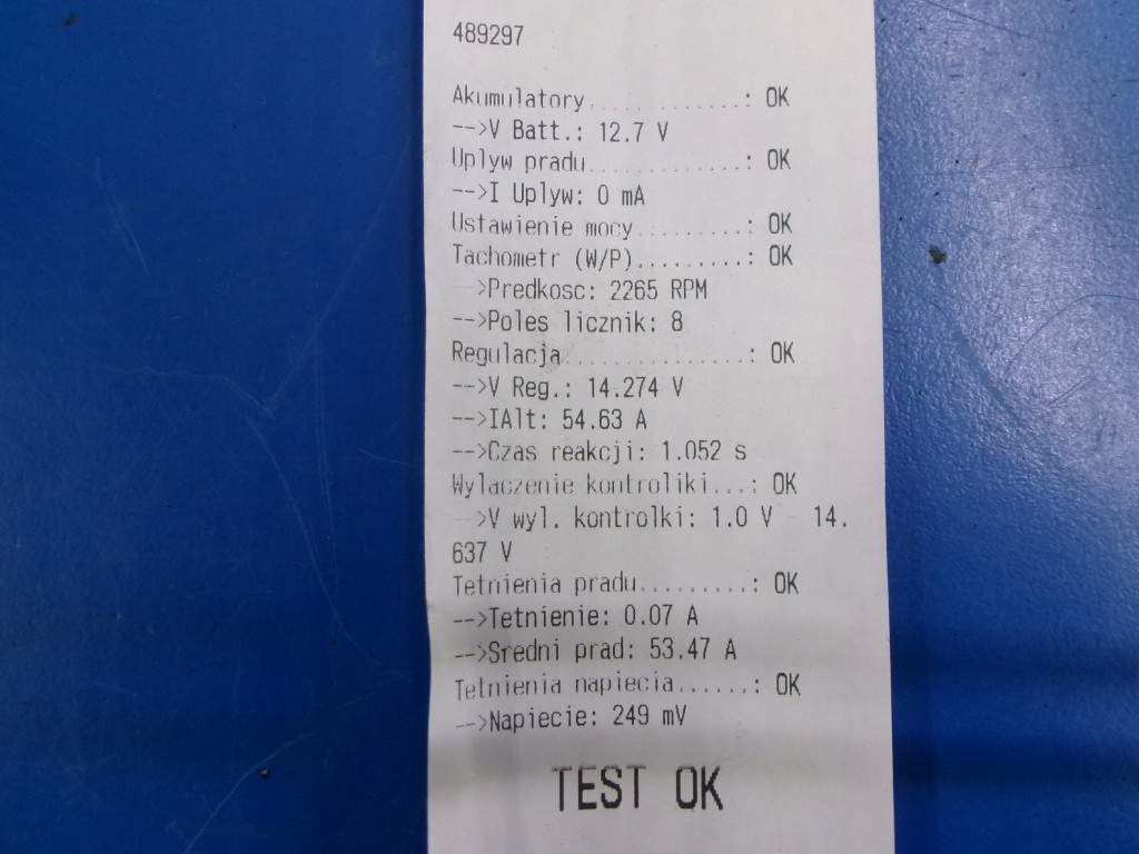 Vw golf 4 iv 1.4 генератор 037903025b 0123310037 70a перевірений Зі Шроту