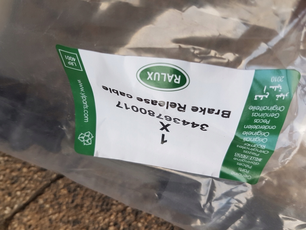 фото №14, Доводчик трос правая тормоза габарит ручного do bmw serii 7 e65 e66 2002-2008