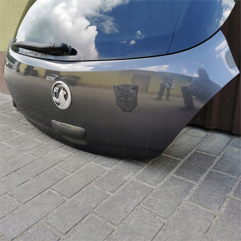 фото №5, Opel corsa d 3d крышка багажника задняя задняя комплектная демонтаж