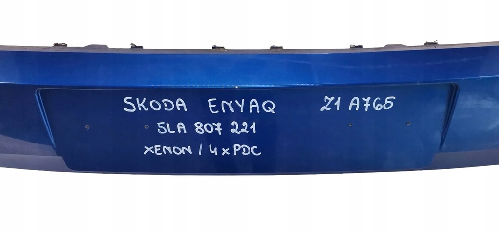 фото №7, Skoda enyaq iv 2020- бампер передний перед ксенон 4 pdc 5la807221