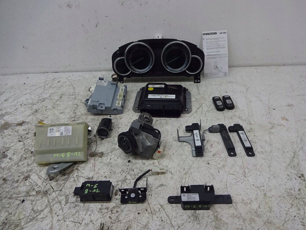 фото №1, Набор стартовый блок управления mazda 6 08-12 2,2 mzr-cd