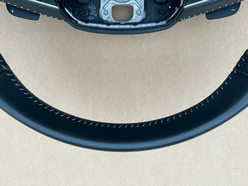 фото №6, Audi q7 4m s-line воздуховод ручка лепестки переключения кожа