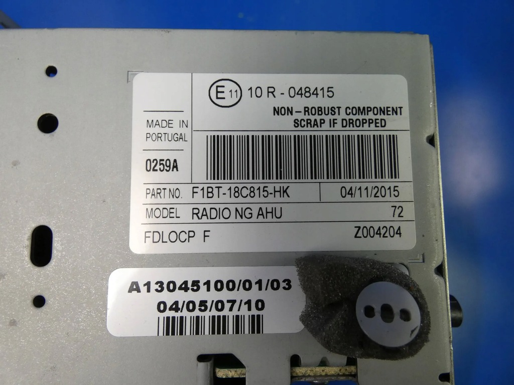 фото №2, Ford transit connect mk2 tourneo focus радіо заводський зчитувач