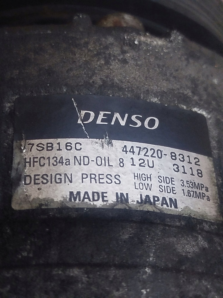 фото №5, Компресор кондиціонера компресор насос opel zafira a 447220-8312