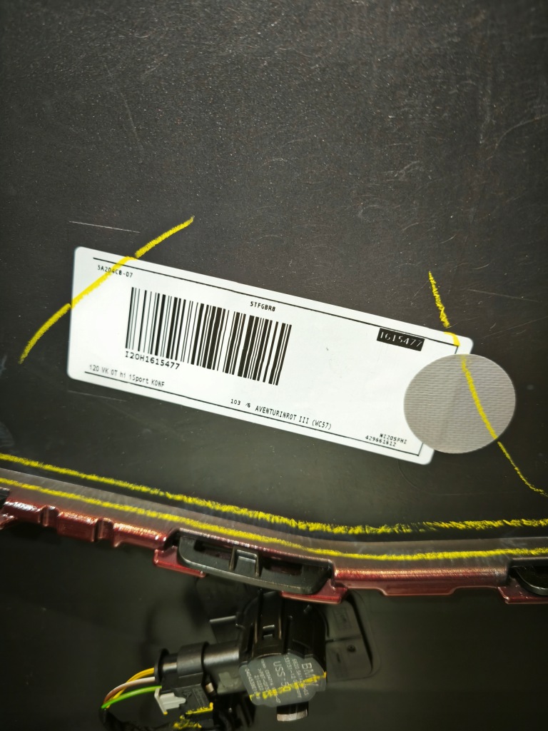 фото №13, Bmw ix i20 бампер задняя mpakiet aventurinrot iii металлик c57