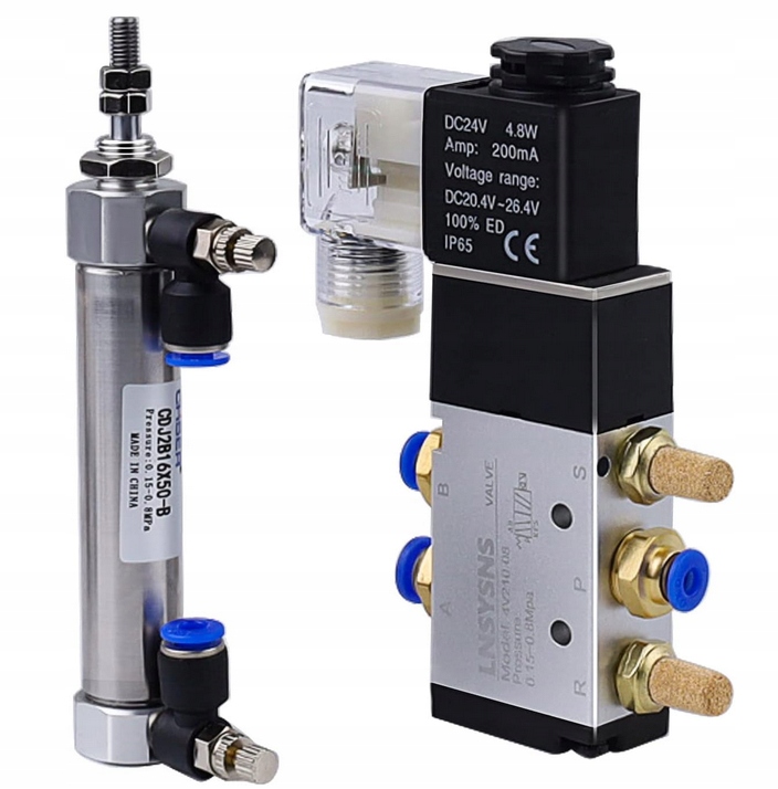 фото №1, Клапан elektromagnetyczny24v200ma1/4 легка електропроводка низькі знос energii