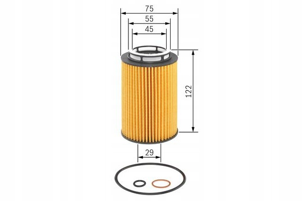 Фильтр масла bosch f 026 407 158 Недорого