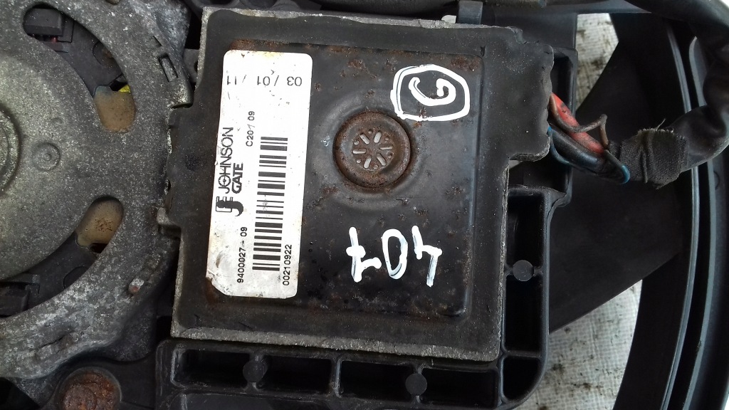 фото №9, Вентилятор радіатора 9684229880 peugeot 407 1.6 2.0 04-