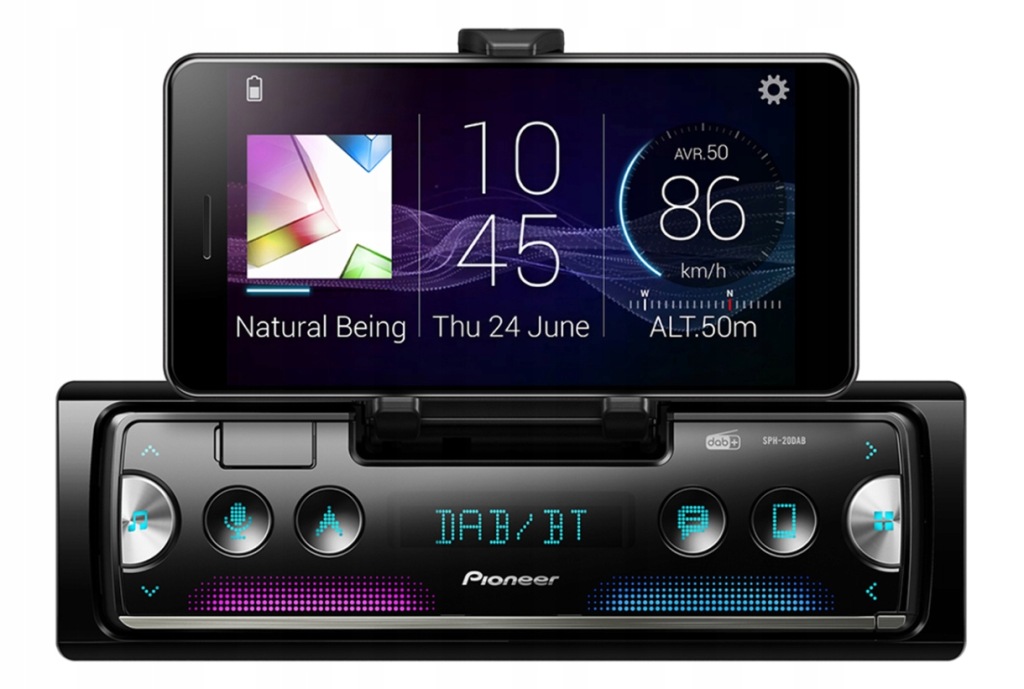 Pioneer sph-20dab радио к автомобиля 4x50w usb 1-din Доставка