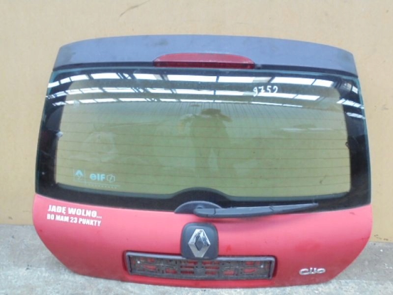 фото №1, Clio ii 03-05 кришка багажника кришка багажника скло lift