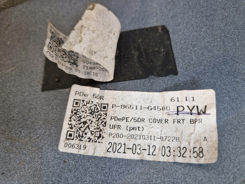 Hyundai i30 iii 3 lift бампер передний перед противотуманная фара led 86511 g4500 Недорого