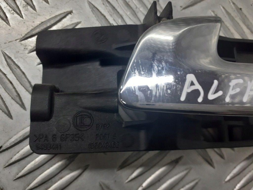 фото №3, Ручка левая задняя внутренняя alfa romeo 156 1.9 jtd