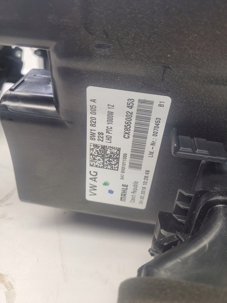 фото №8, Обігрівач комплектна audi a4 b9 8w1820005a europa