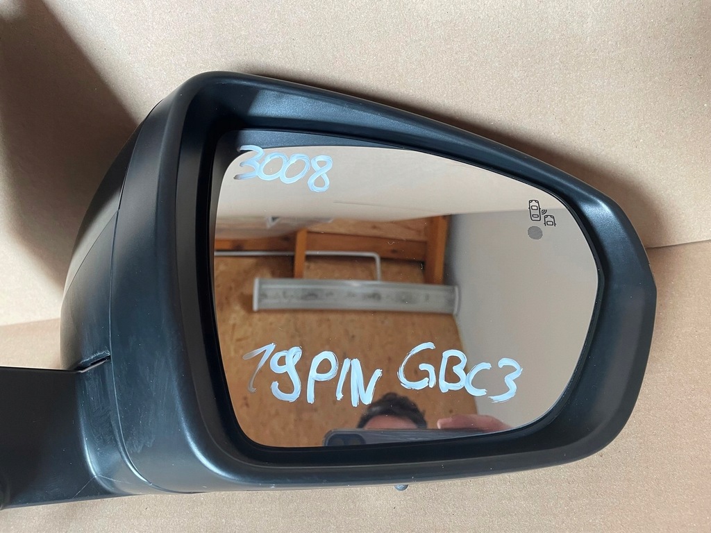 фото №9, Peugeot 3008 ii дзеркало праве 19 pin