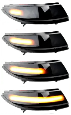 фото №3, Поворотники led dynamic black smoke чорні renault captur clio iv zoe