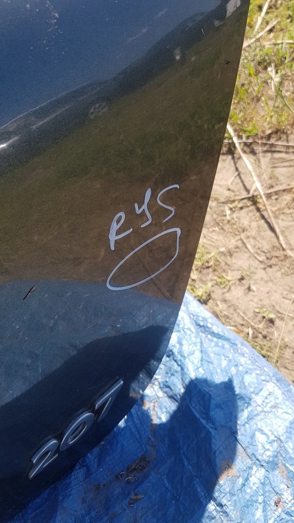 фото №6, Крышка багажника багажника peugeot 207 hb