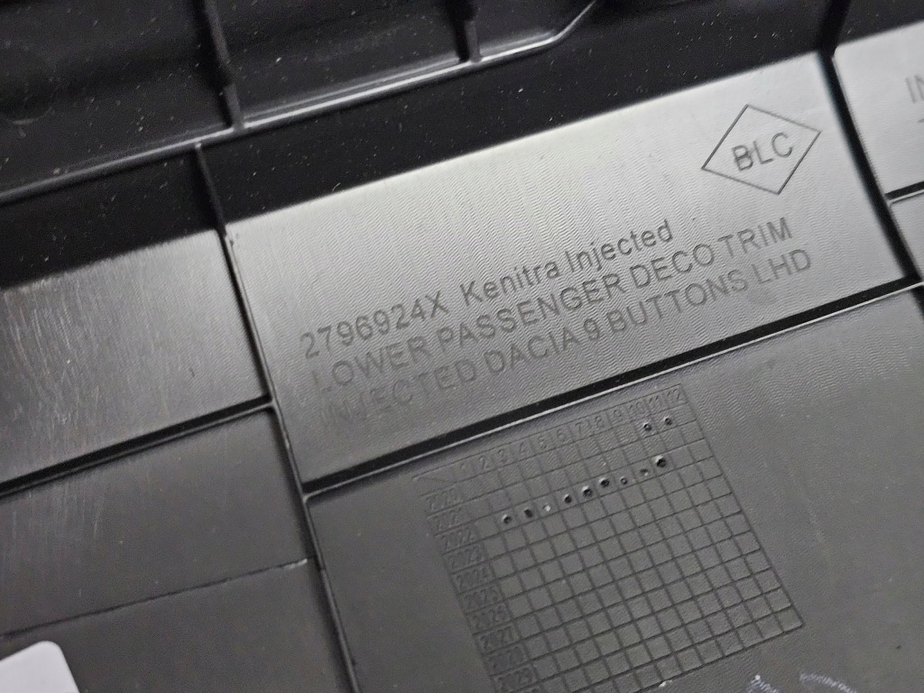 фото №9, Dekor молдинг защита консоли решётка обдув dacia sandero iii jogger