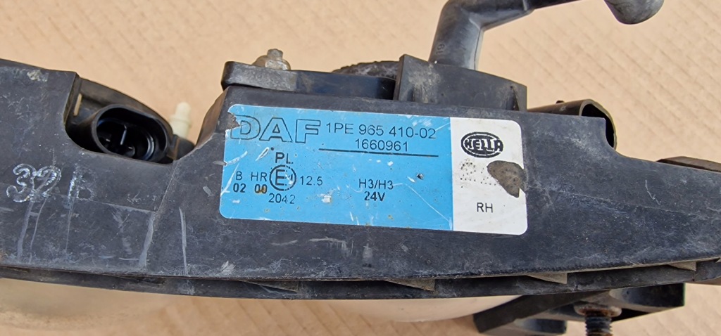 фото №4, Daf xf cf 105 противотуманная фара левый оригинал 1660961