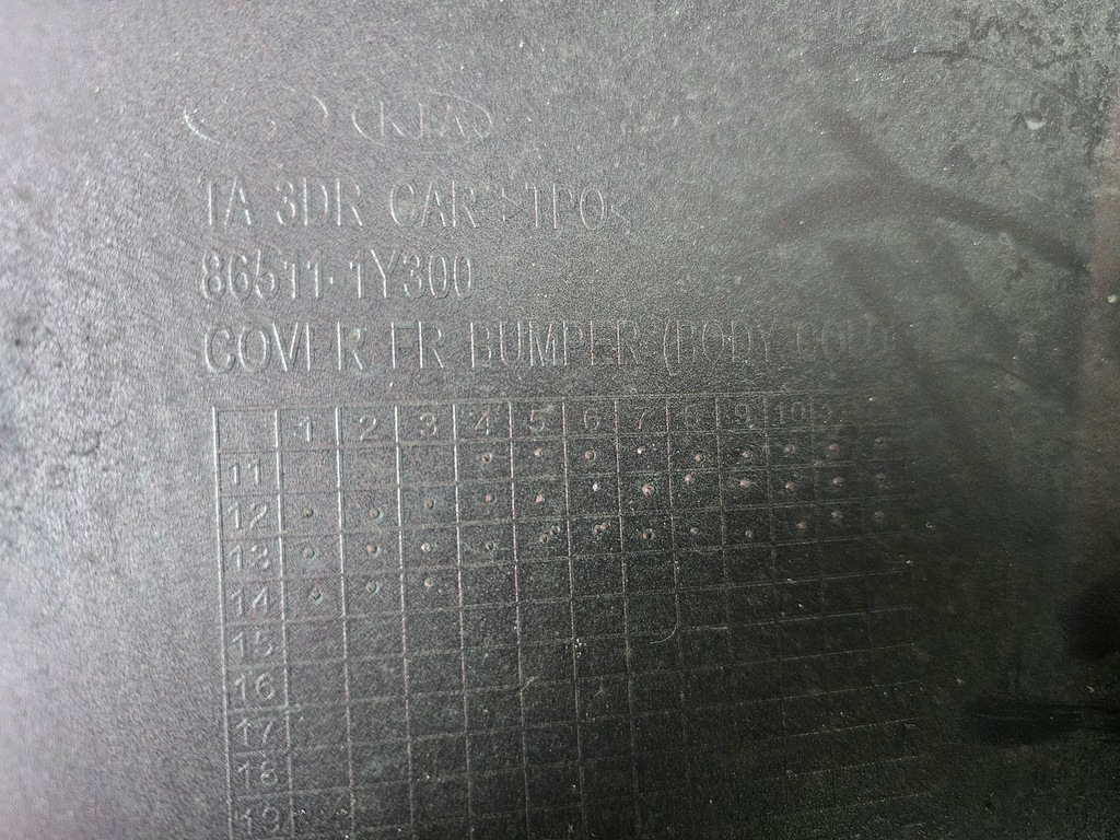 фото №16, Бампер kia picanto ii 2 11-14 3d перед передній 3 двері