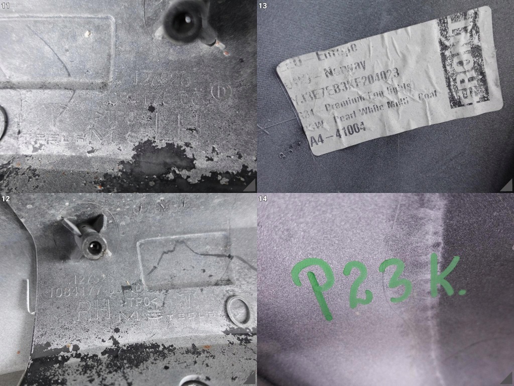 Tesla model 3 17- бампер перед 6xpdc Оригінал