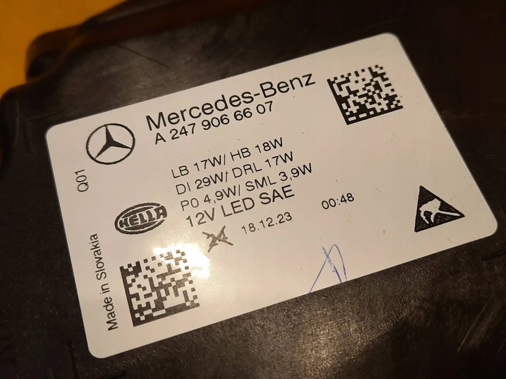 фото №14, Лампа права mercedes gla w247 performance a2479066607 usa