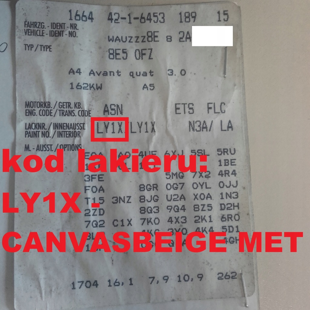 фото №6, Петли крышки задняя багажника ly1x audi a4 b6 kombi