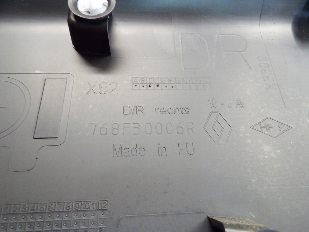 фото №2, Молдинг кузовная правая 768f30006r renault master 4 iv