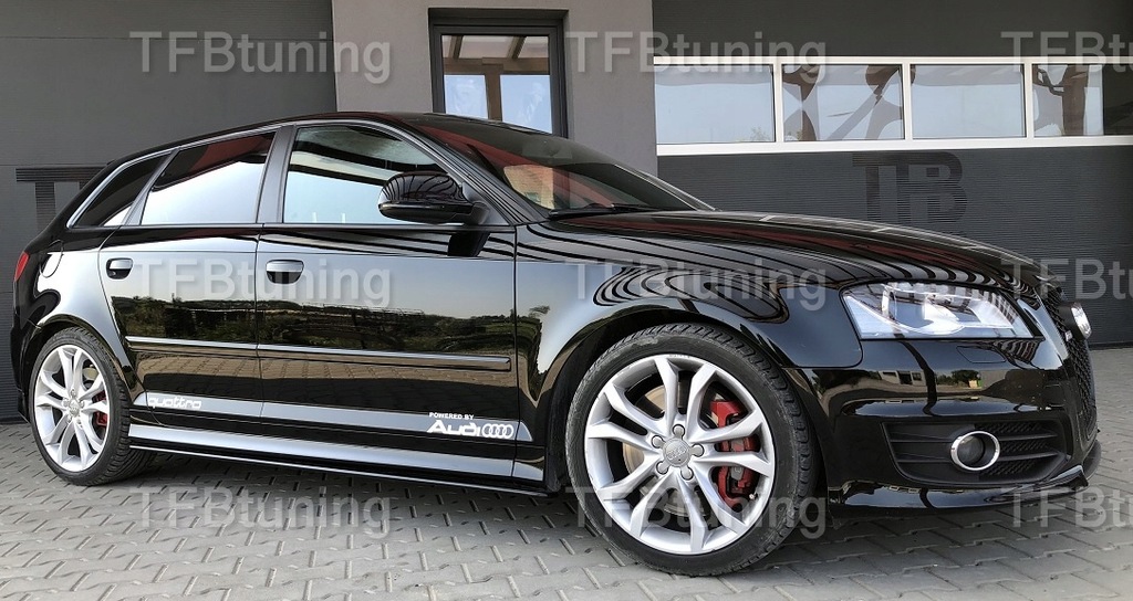 фото №6, Накладки pod спойлеры пороговые audi s3 rs3 8p 8pa tfb тюнинг