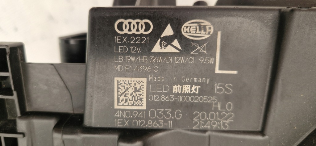 Audi a8 d5 4n full led фара передняя левая в Украине