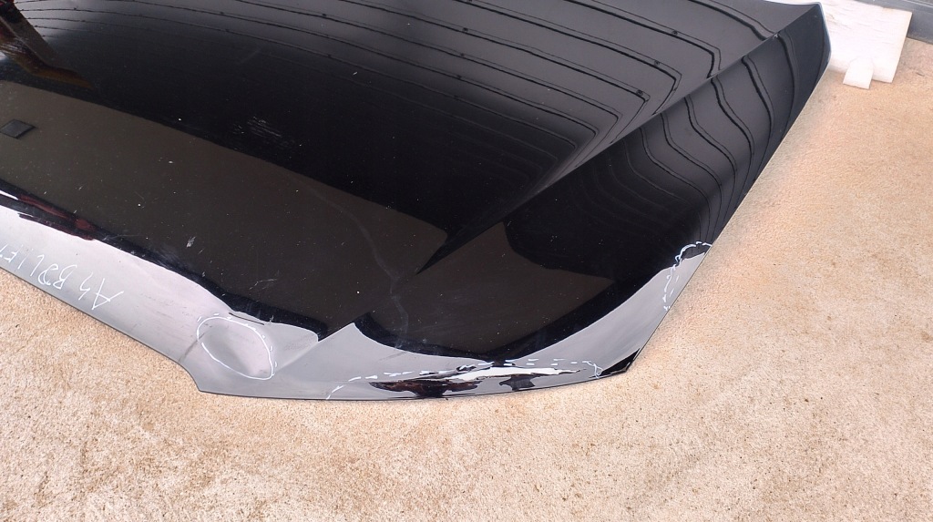 Audi a4 b8 рестайлинг  капот крышка двигателя черная ly9t Недорого