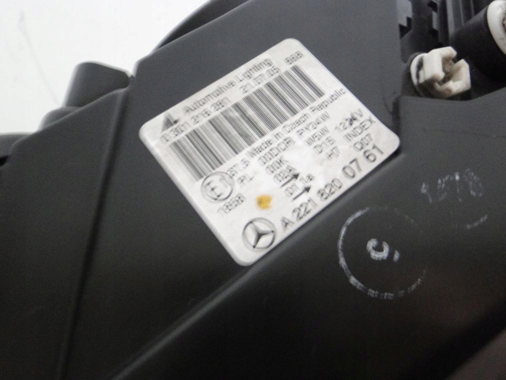 фото №5, Mercedes s klasa w221 лампа ксенон левая ксенон