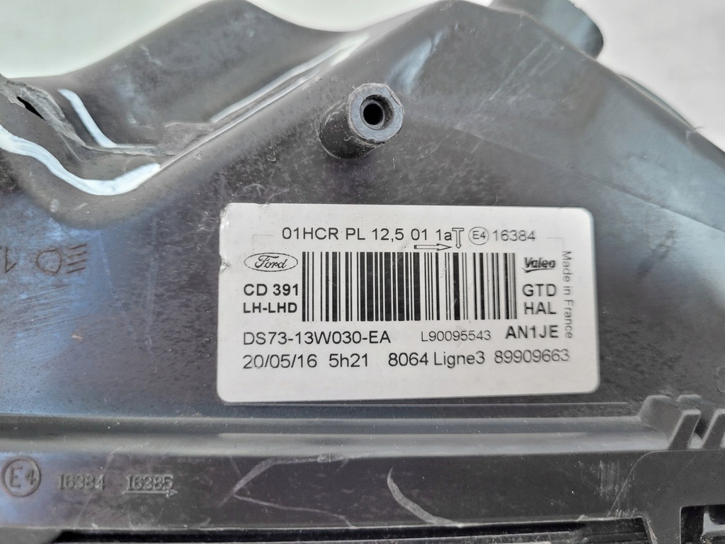 фото №9, Лампа ліва фара ford mondeo mk5 przed liftem 11-14